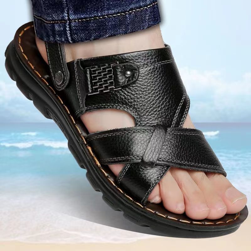 Men's Summer Outerwear Beach Soft Bottom Dual Purpose Sandals