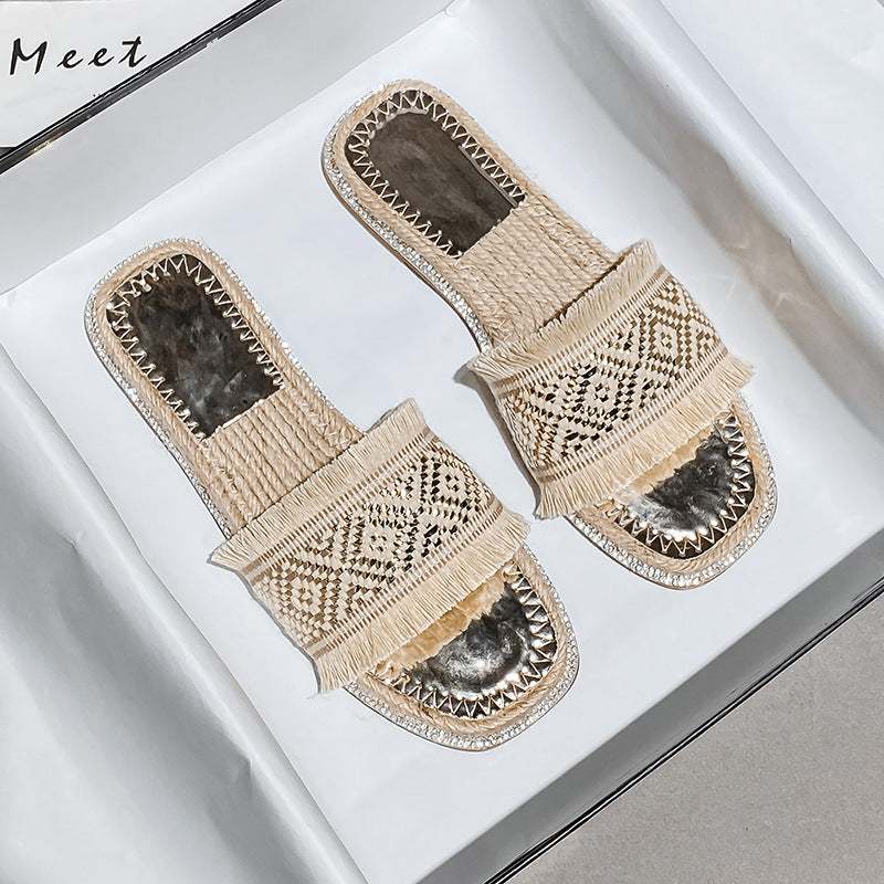 Women's Summer Outdoor Wear Fashion Outing Flat Large Sandals