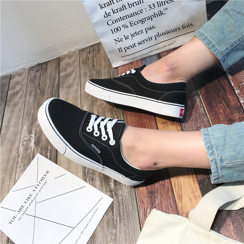 Men's Spring Korean Style Trendy All-match Low-top Sneakers