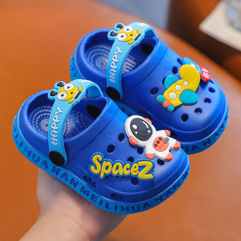 Children's Cartoon Indoor Soft Bottom Household Toe Kid's Shoes