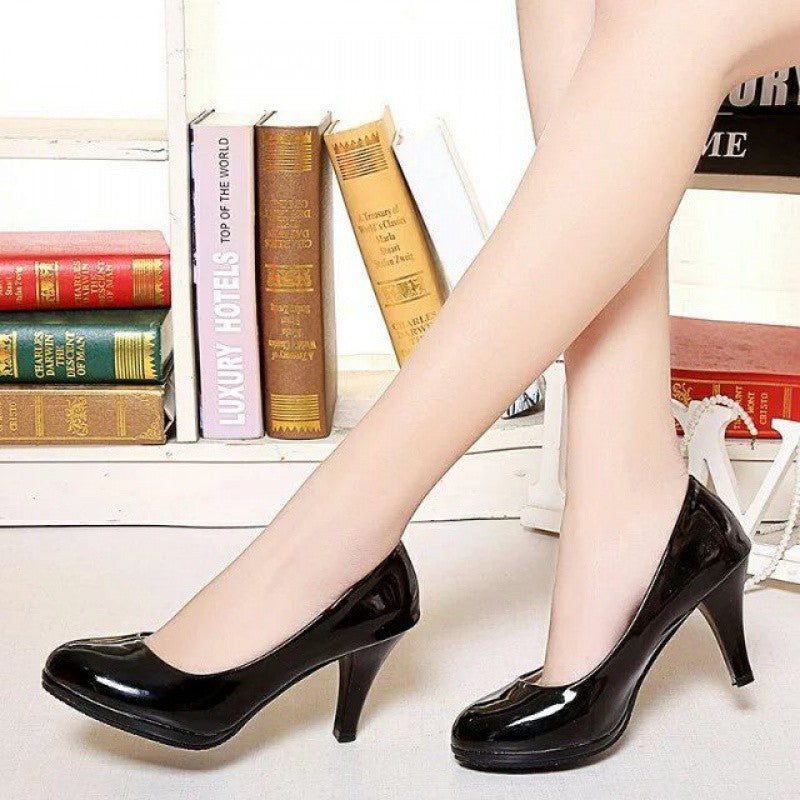 Women's Round Toe Waterproof Platform Etiquette Of Women's Shoes