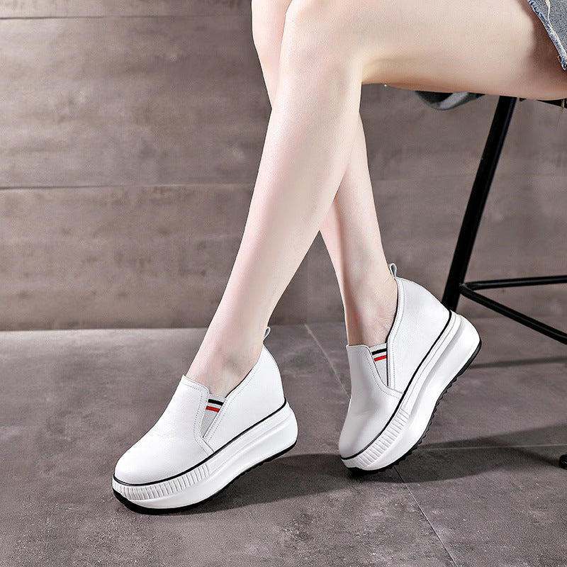 Women's Sunday Autumn Platform Shake Height Increasing Insole Leisure Women's Shoes