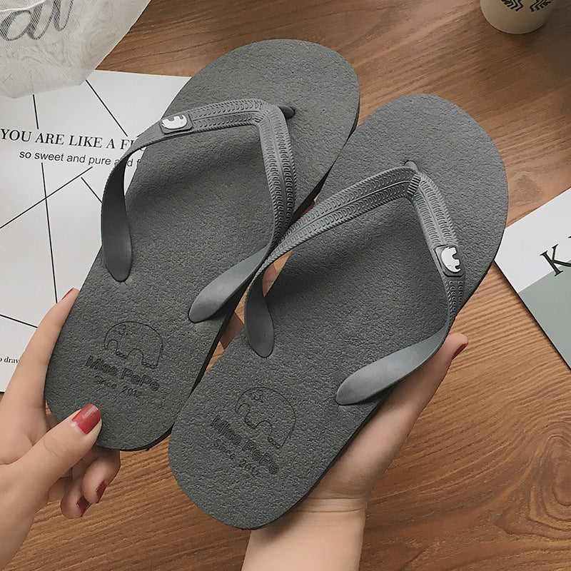 Bequeme Flip-Flops für Damen im Freien, einfache Flip-Flops für den Strand am Meer