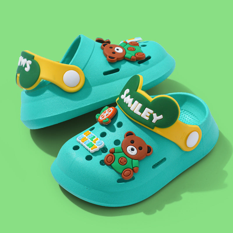 Chaussures d'été pour enfants avec fond souple et mignon pour garçons