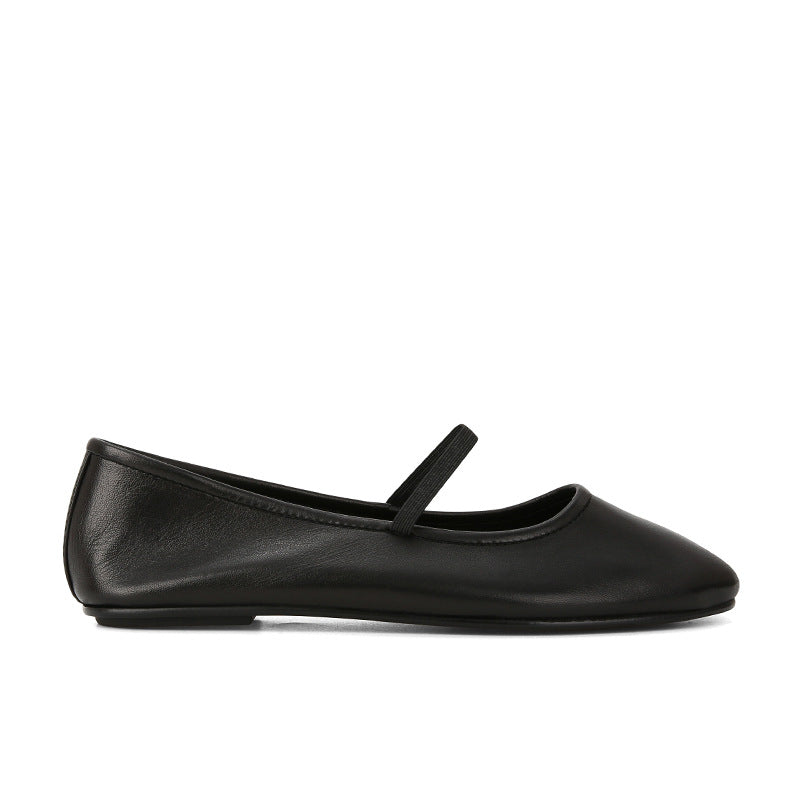 Unten Low-cut Flache Mary Jane Ballerinas Damenschuhe