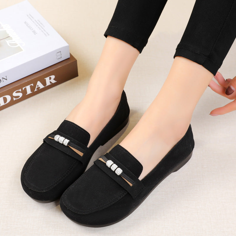 Women's Spring Versatile Flat Soft Bottom Surface Loafers