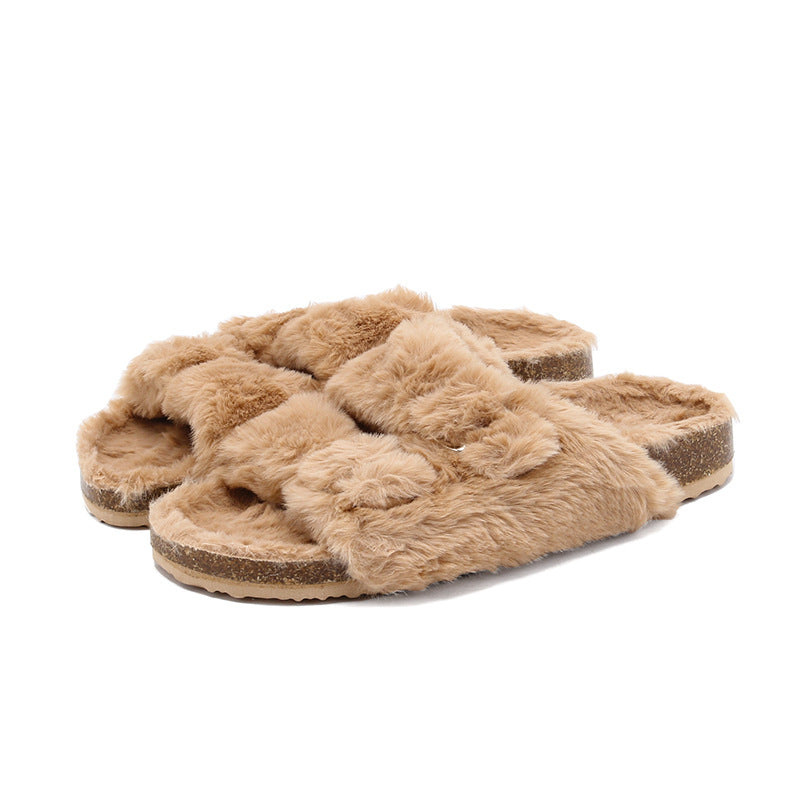 Women's Winter Cotton Outer Wear Thermal Furry Women's Shoes