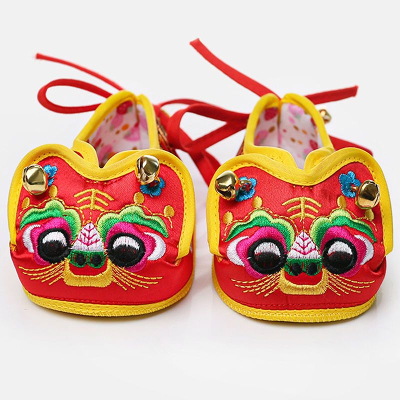 Handmade Soft Bottom Embroidery Years Old Kid's Shoes