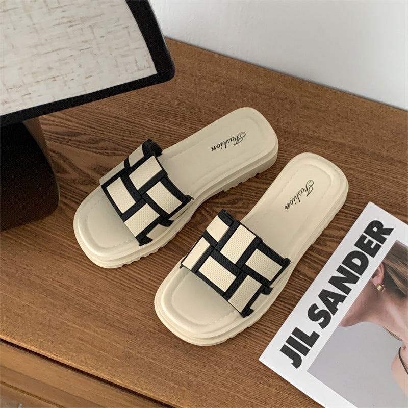 Einfache Sandalen für den Sommer im koreanischen Stil für Damen