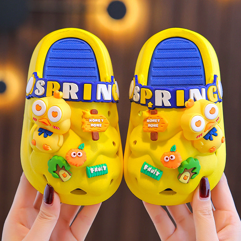 Children's Summer Hole Cartoon Toddler Beach Sandals