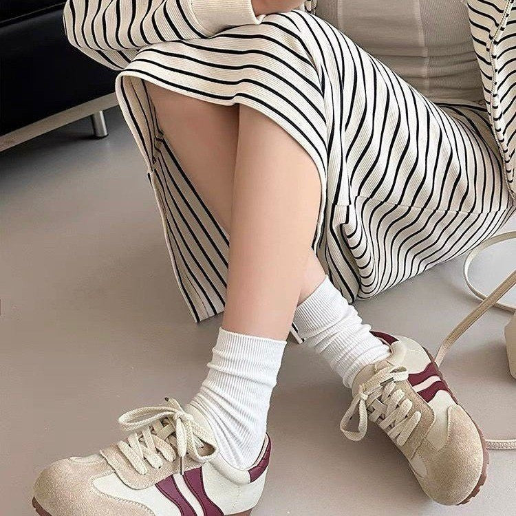 Women's Genuine Sports Lace Up Platform German Training Casual Shoes