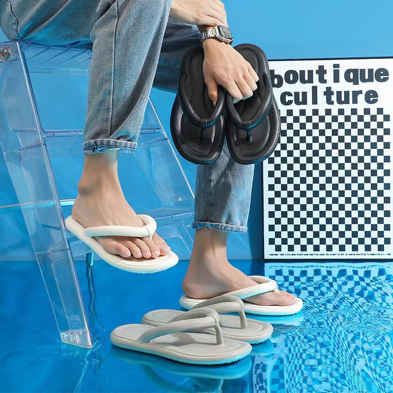 Men's Summer Slip-on Flip-flops Outer Wear Beach Flip Flops