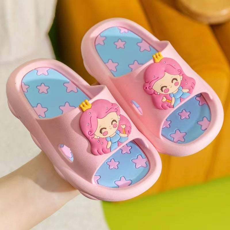 Children's Summer Cartoon Cute Indoor Soft Bottom Sandals