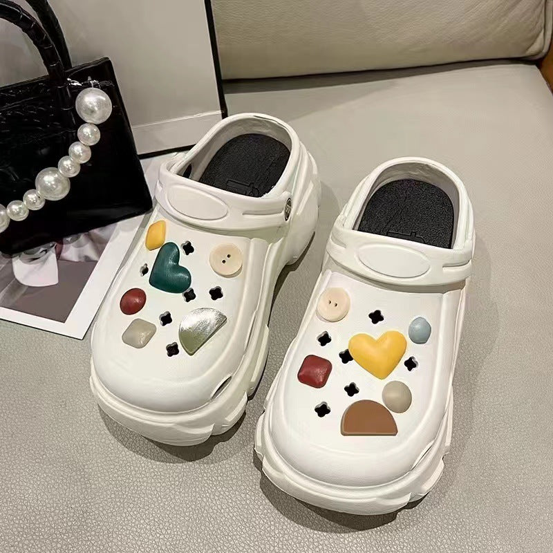 Women's Thick Bottom Cartoon Dog Outdoor Summer Women's Shoes