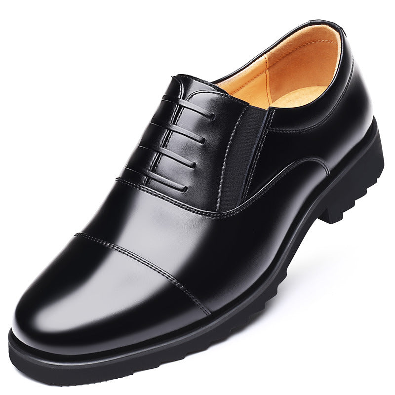 Men's Three-joint Formal Business Pointed Breathable Leather Shoes