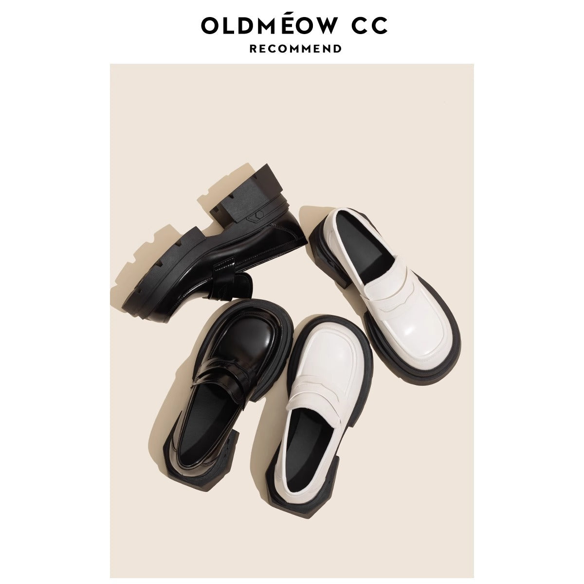 Old Shop – Kleine Loafer im britischen Stil mit dicker Sohle