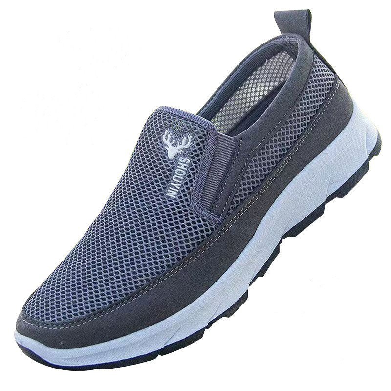 Herren Sommer Mesh Oberfläche Slip-on Bequeme atmungsaktive Freizeitschuhe