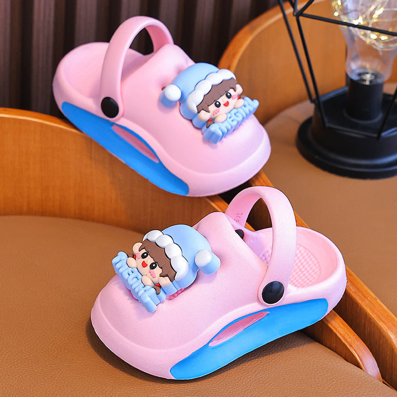 Children's Summer Boy Little Bath Bathroom Medium Kid's Shoes