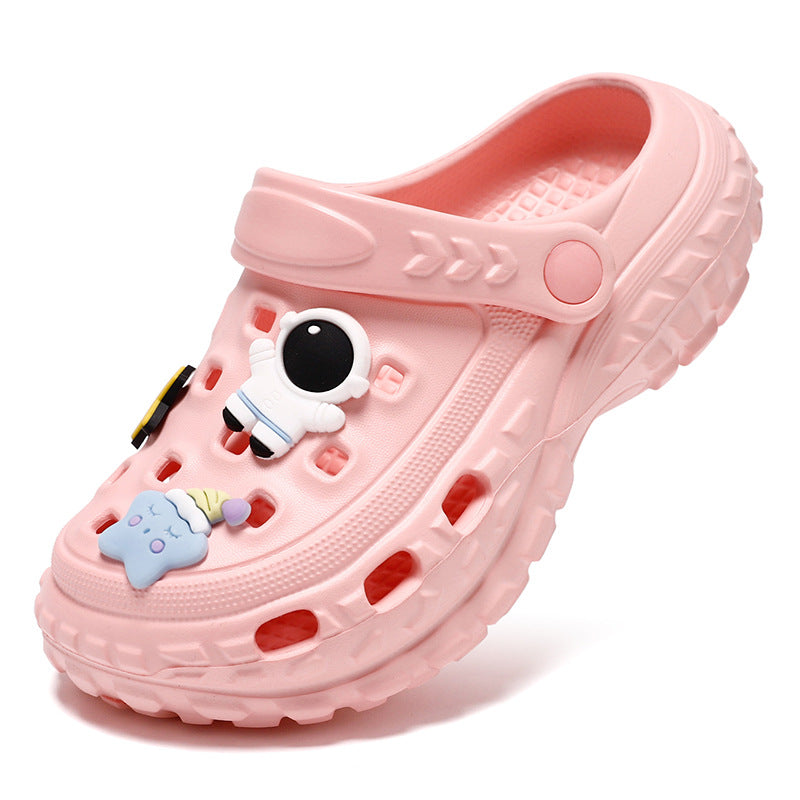 Women's & Men's Hole Summer Wear Cute Soft Bottom Kid's Shoes