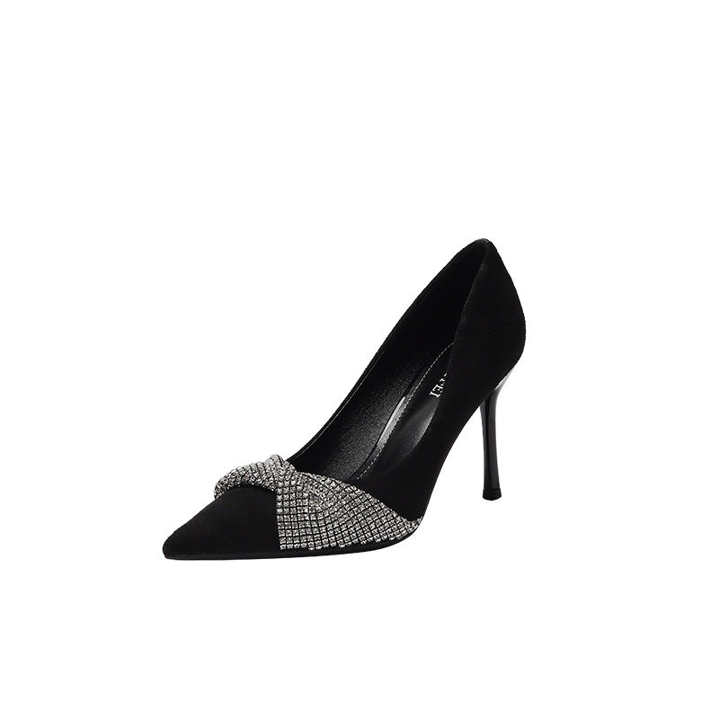 Source One Fashion Super Heels im Strass-Stil für Damen