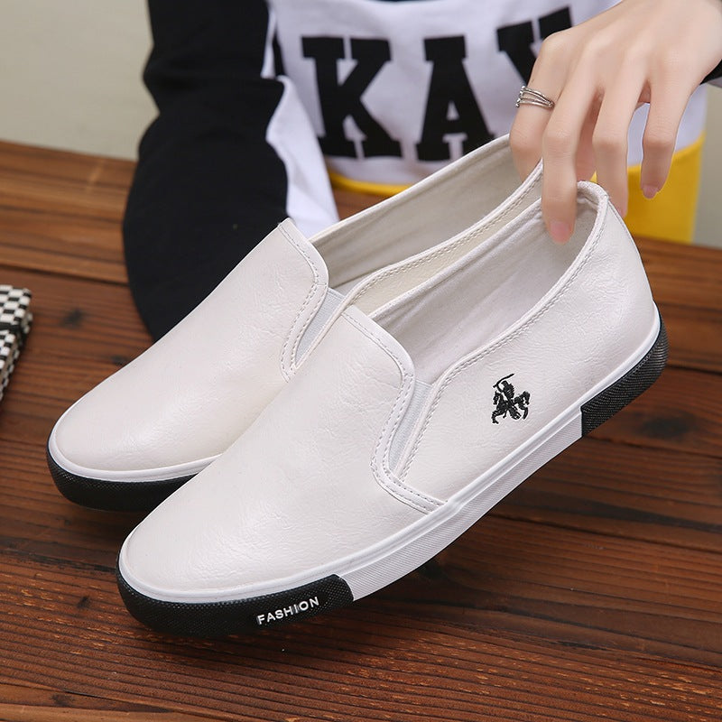 Stylish Men's Summer Slip-on White Size Casual Shoes