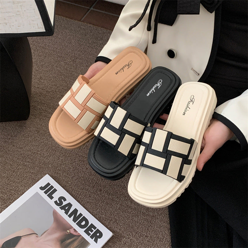 Einfache Sandalen für den Sommer im koreanischen Stil für Damen