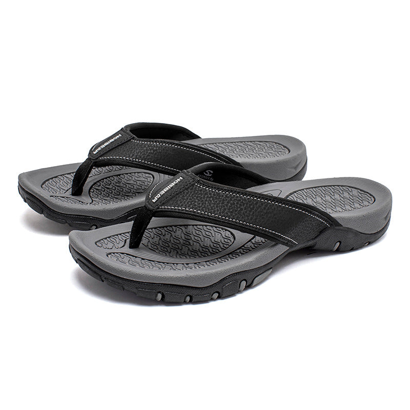 Men's Summer Breathable Beach Open Toe Flip Flops