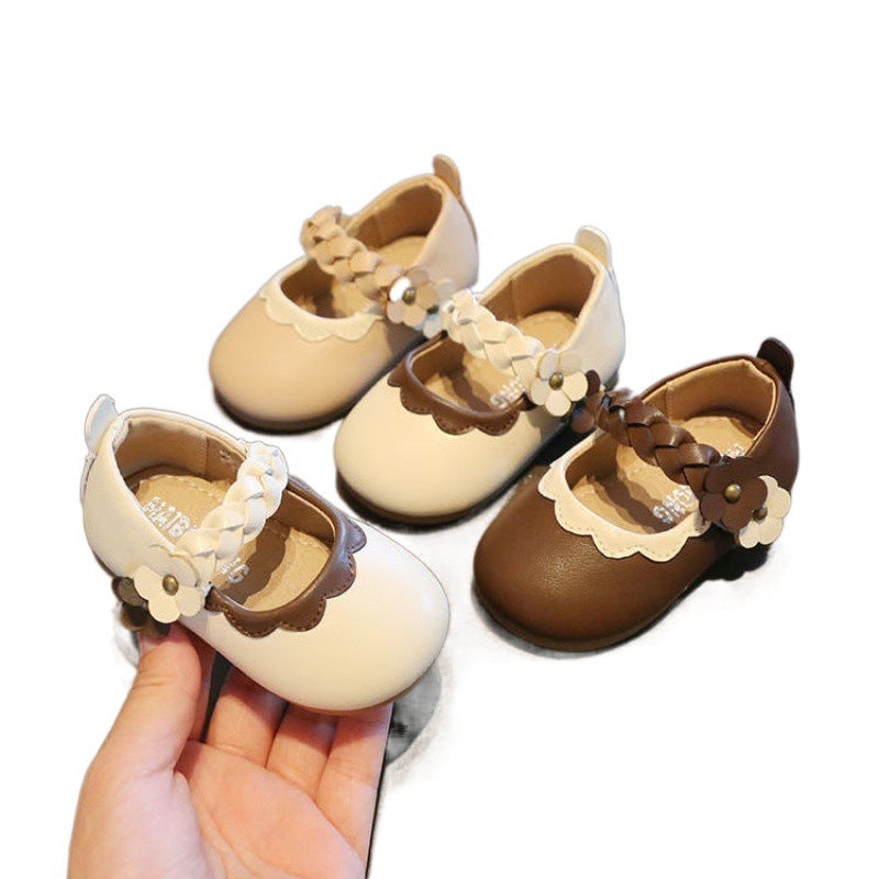 Soft Bottom Princess Toddler Infant Single-layer Kid's Shoes