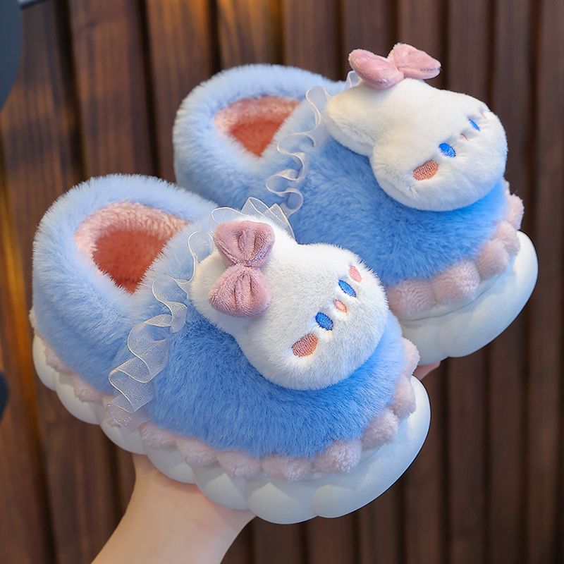 Children's Winter Cotton Furry Bags Warm Infants Kid's Shoes