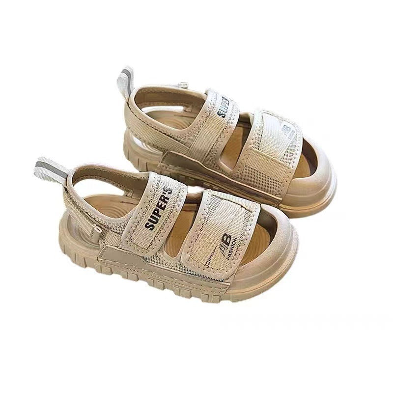 Children's Boys Summer Medium Big Closed Toe Sandals