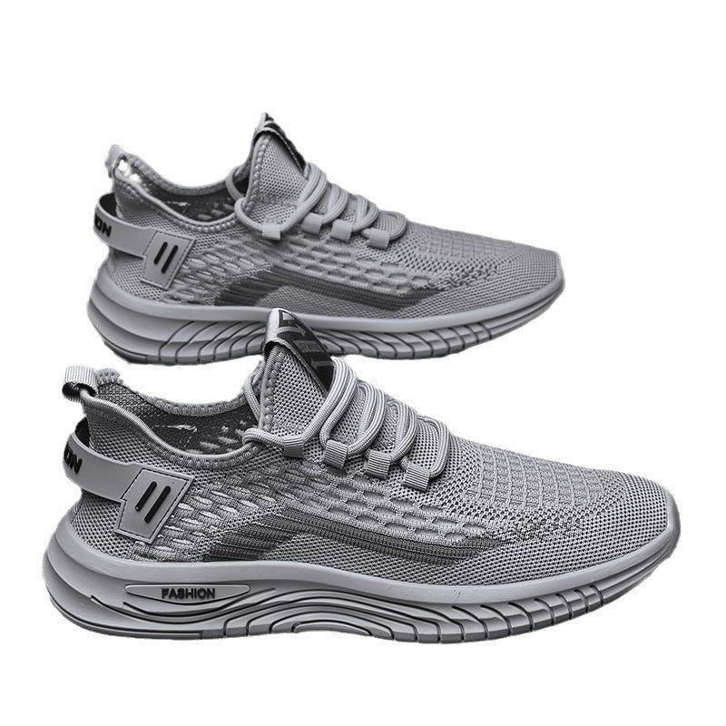 Men's Graceful Breathable Mesh Low-cut Lightweight Sneakers