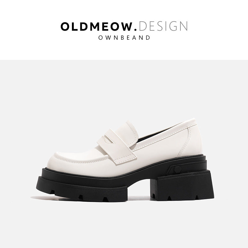 Old Shop – Kleine Loafer im britischen Stil mit dicker Sohle