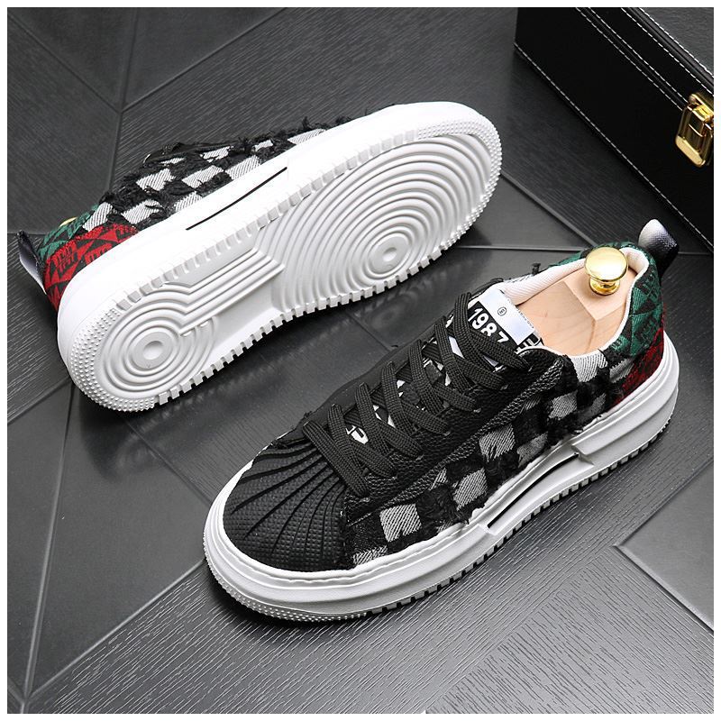 Men's Board Fashionable Breathable Sports Thick-soled Cloth Men's Shoes