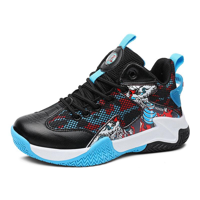 Children's Basketball Spring Boys Medium Big Professional Sneakers