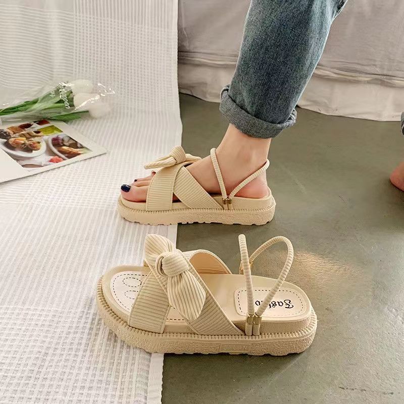 Women's Outdoor Fashion Two-way Wear Outing Muffin Platform Sandals