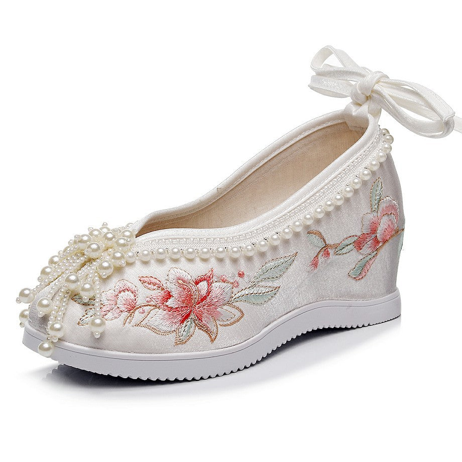 Women's Huayang Ancient Style Han Invisible Canvas Shoes