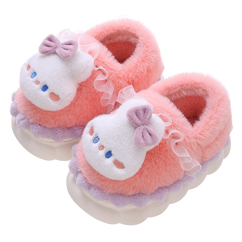 Children's Winter Cotton Furry Bags Warm Infants Kid's Shoes