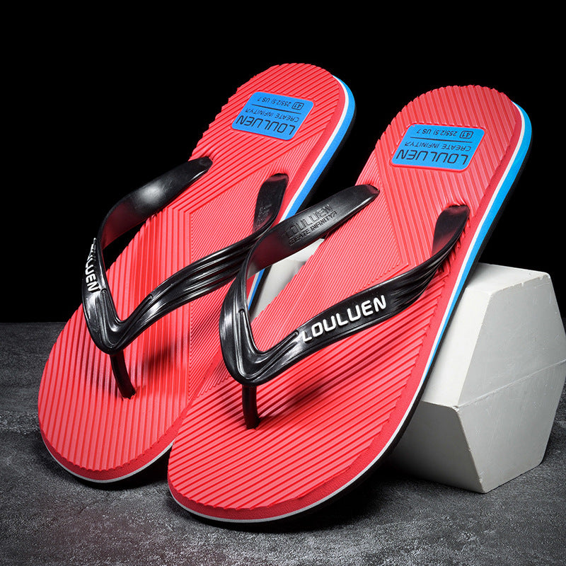 Neue Herren Sommer rutschfeste Flip-Flop Outdoor-Flip-Flops