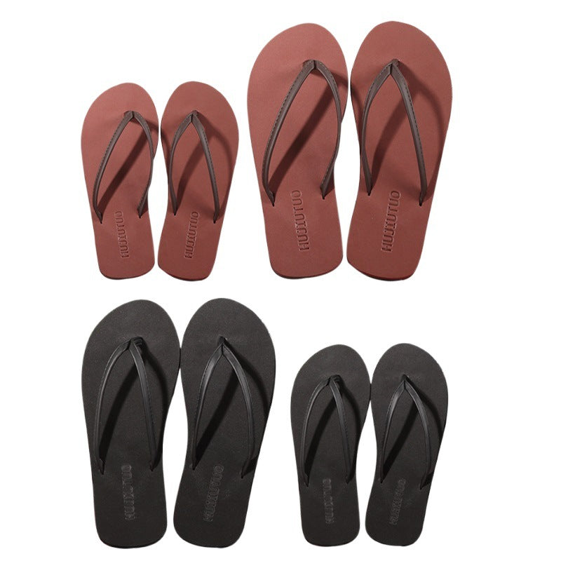 Women's & Men's Simple Couple Flip-flops Summer Flat Fashion Sandals