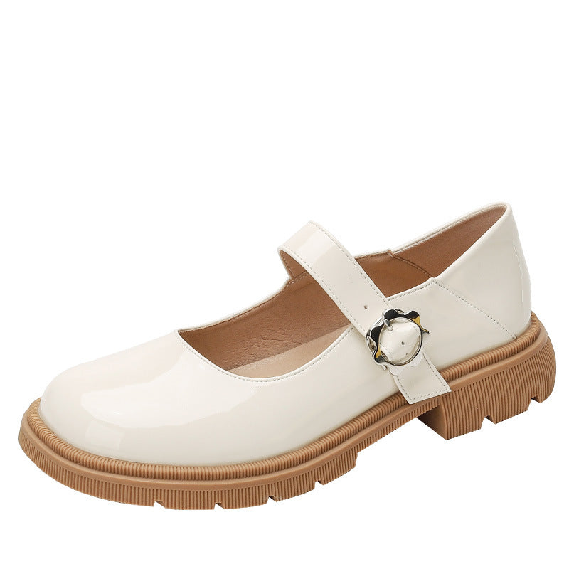 One-strap French Style Mary Jane Soft Women's Shoes